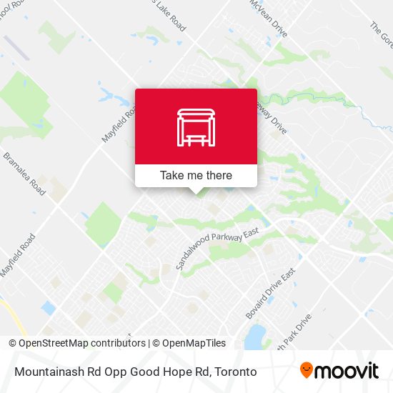 Mountainash Rd Opp Good Hope Rd map