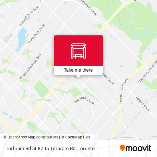 Torbram Rd at 8705 Torbram Rd map