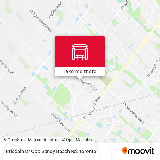 Brisdale Dr Opp Sandy Beach Rd map