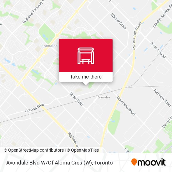 Avondale Blvd W / Of Aloma Cres map