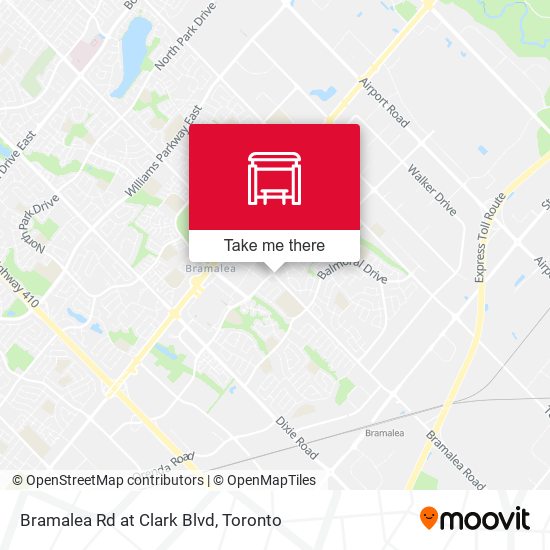 Bramalea Rd at Clark Blvd map
