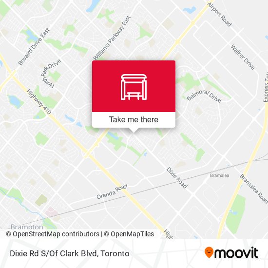 Dixie Rd S/Of Clark Blvd map