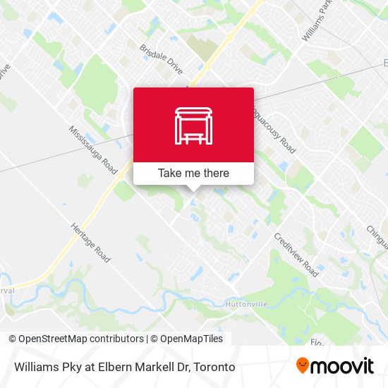 Williams Pky at Elbern Markell Dr map