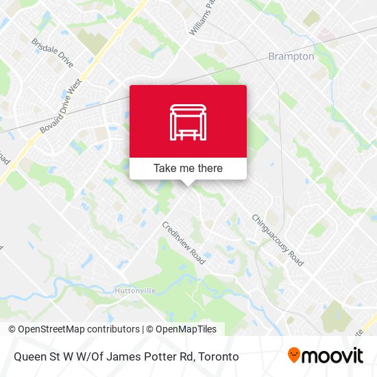 Queen St W W / Of James Potter Rd plan