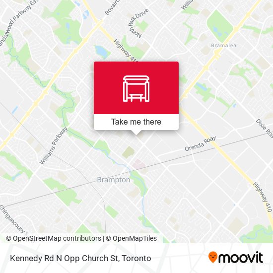 Kennedy Rd N Opp Church St map