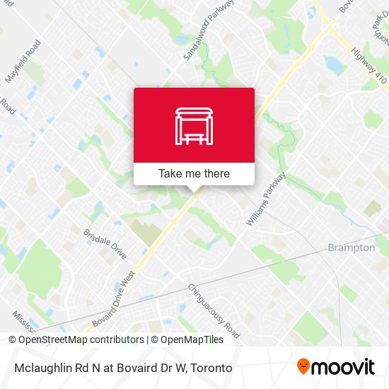 Mclaughlin Rd N at Bovaird Dr W map