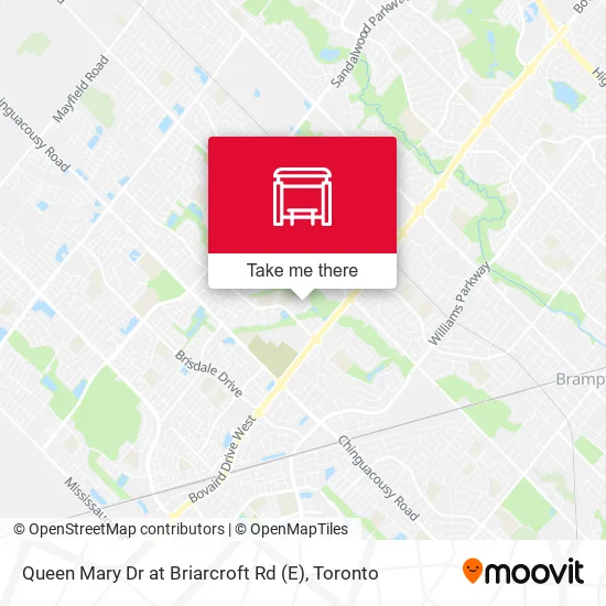 Queen Mary Dr at Briarcroft Rd (E) plan