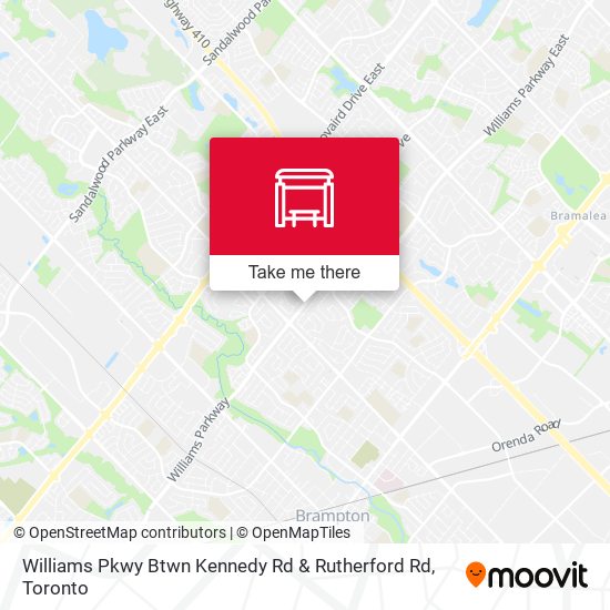 Williams Pkwy Btwn Kennedy Rd & Rutherford Rd map