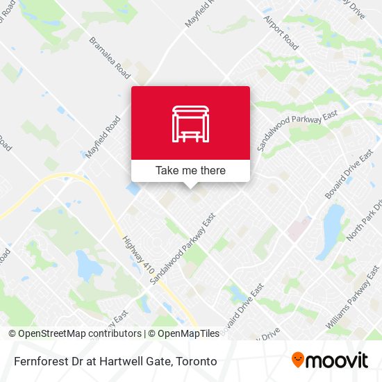 Fernforest Dr at Hartwell Gate map
