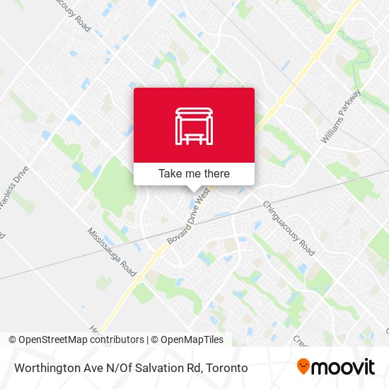 Worthington Ave N / Of Salvation Rd map