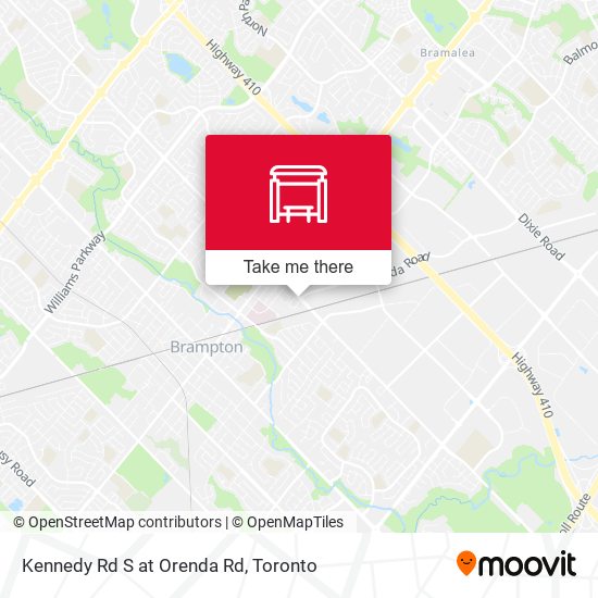 Kennedy Rd S at Orenda Rd map