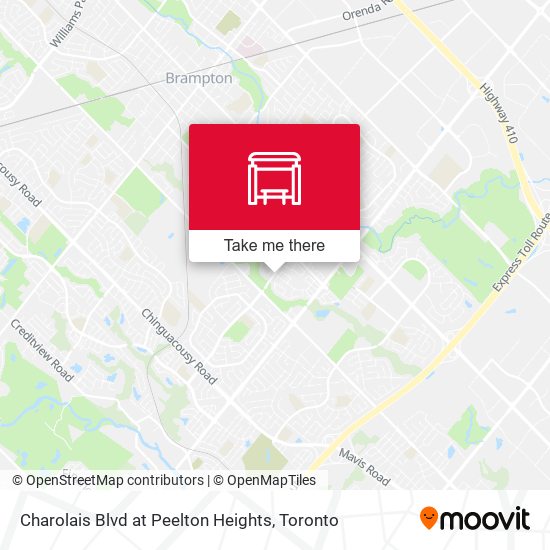 Charolais Blvd at Peelton Heights map