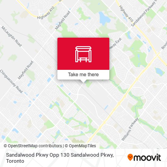 Sandalwood Pkwy Opp 130 Sandalwood Pkwy map