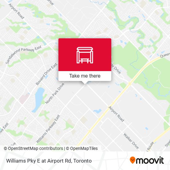 Williams Pky E at Airport Rd map