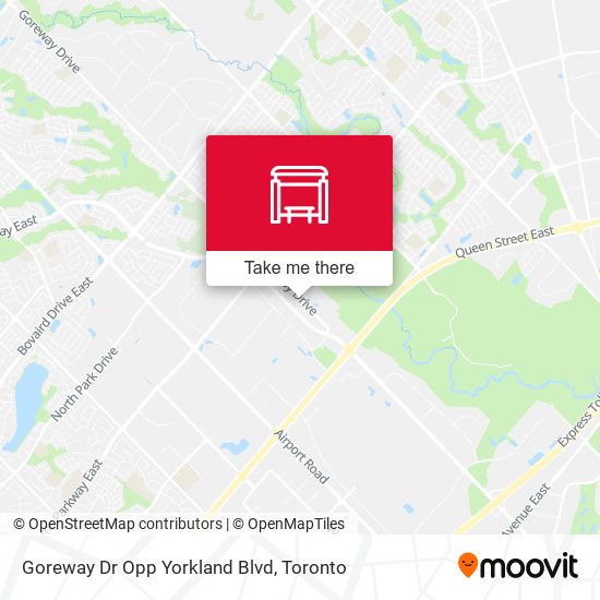 Goreway Dr Opp Yorkland Blvd map