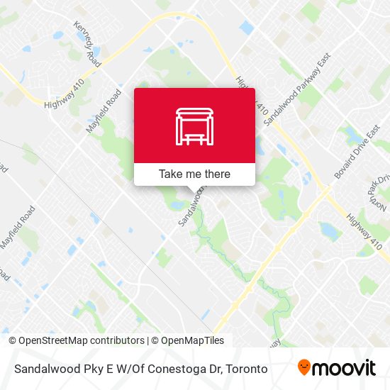 Sandalwood Pky E W / Of Conestoga Dr map