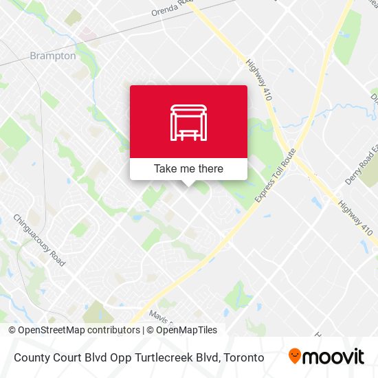 County Court Blvd Opp Turtlecreek Blvd map
