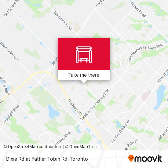 Dixie Rd at Father Tobin Rd map