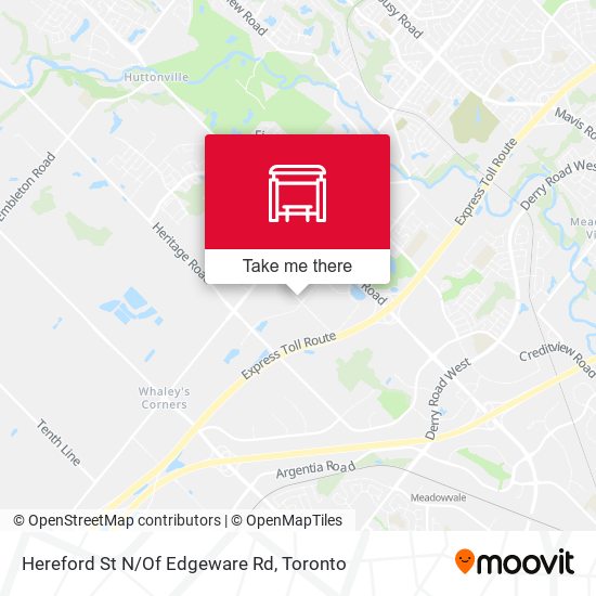 Hereford St N/Of Edgeware Rd map