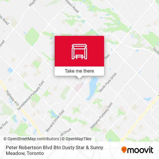 Peter Robertson Blvd Btn Dusty Star & Sunny Meadow map