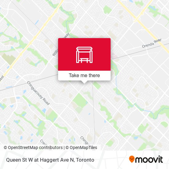 Queen St W at Haggert Ave N map