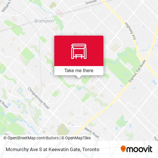 Mcmurchy Ave S at Keewatin Gate map
