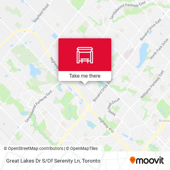 Great Lakes Dr S / Of Serenity Ln map