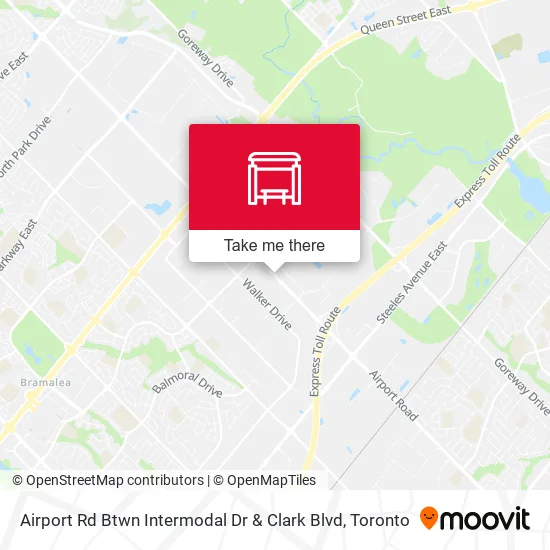Airport Rd Btwn Intermodal Dr & Clark Blvd map