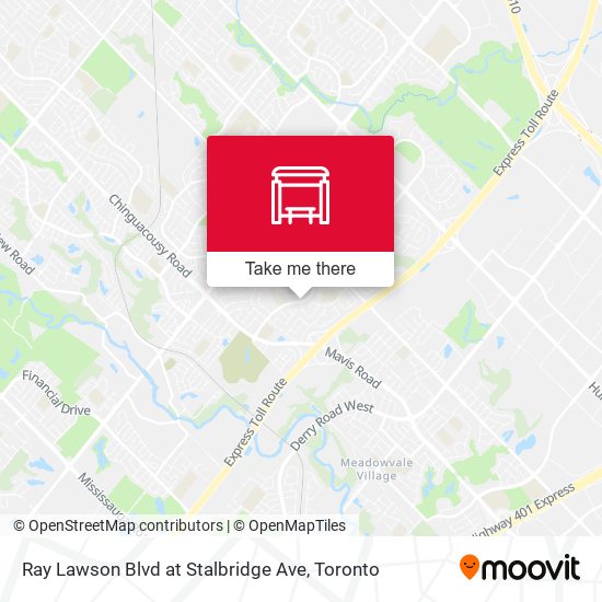 Ray Lawson Blvd at Stalbridge Ave map