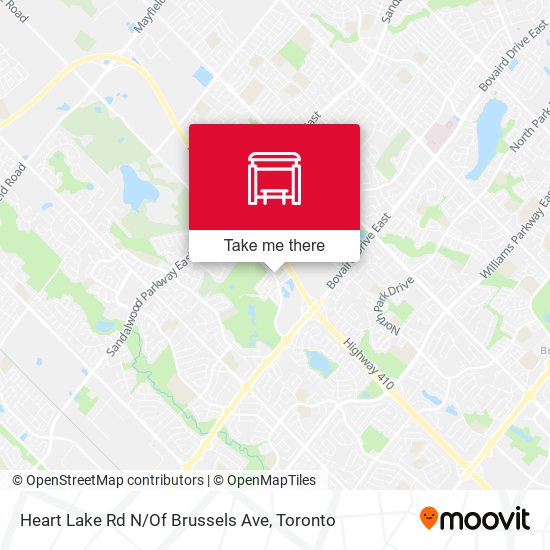 Heart Lake Rd N / Of Brussels Ave map