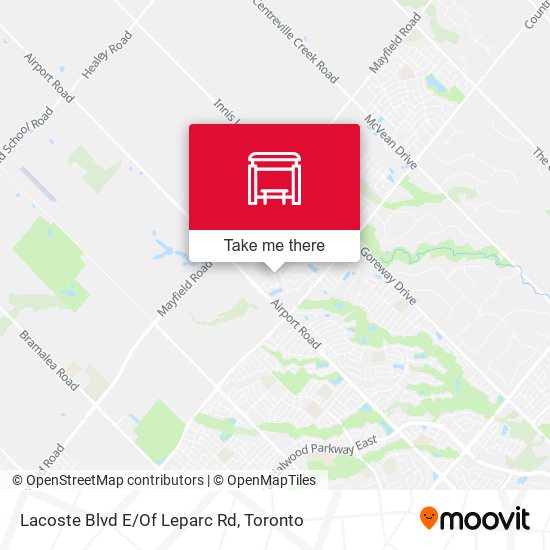 Lacoste Blvd E/Of Leparc Rd map