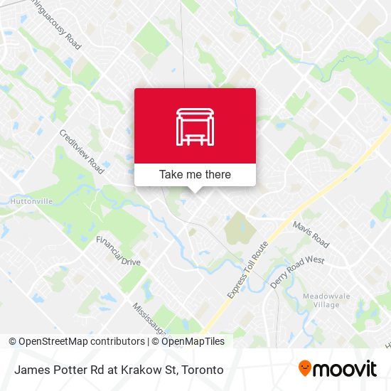 James Potter Rd at Krakow St map