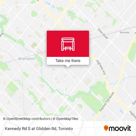 Kennedy Rd S at Glidden Rd map