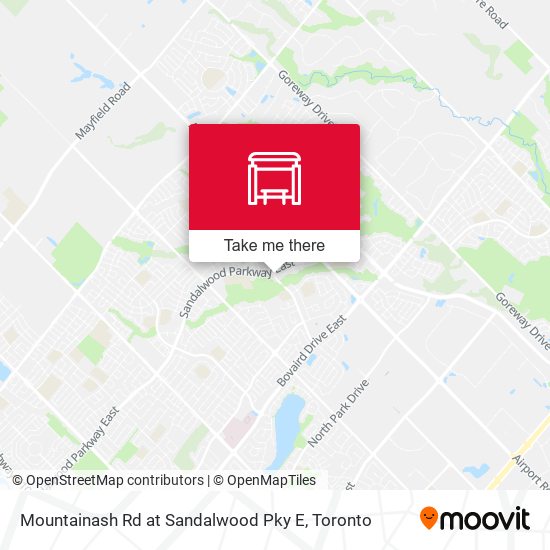 Mountainash Rd at Sandalwood Pky E map