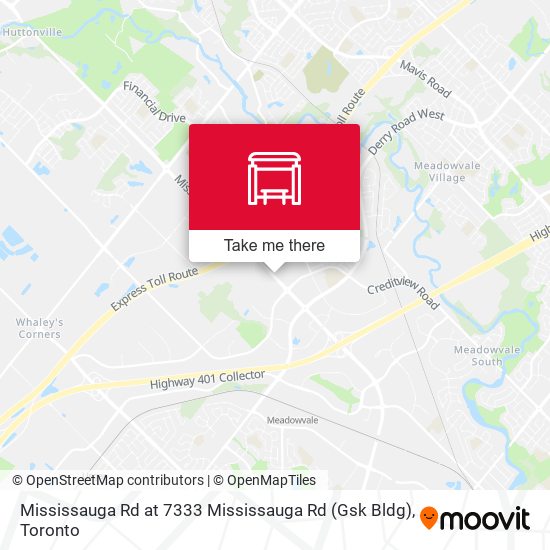 Mississauga Rd at 7333 Mississauga Rd (Gsk Bldg) map