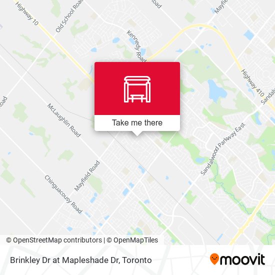 Brinkley Dr at Mapleshade Dr plan