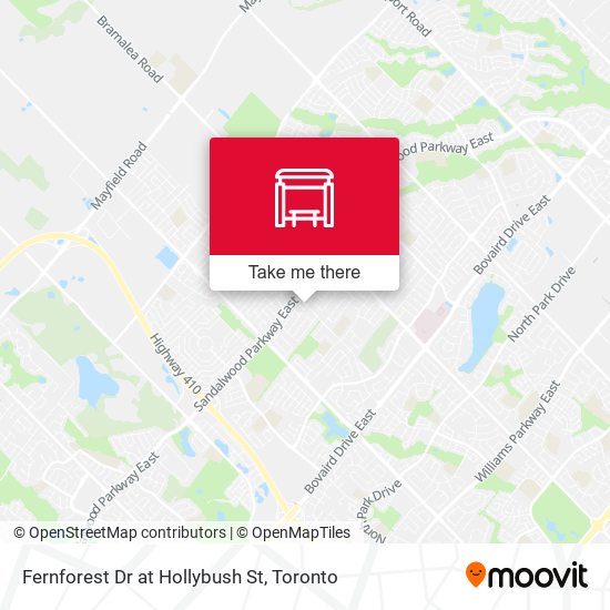Fernforest Dr at Hollybush St map