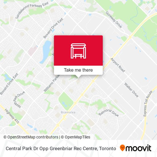 Central Park Dr Opp Greenbriar Rec Centre map