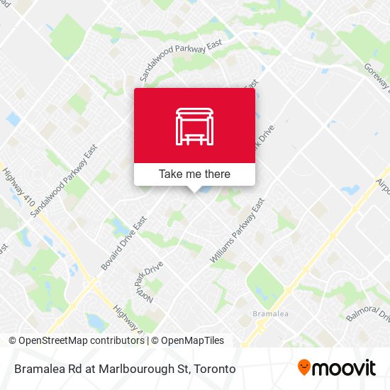 Bramalea Rd at Marlbourough St map