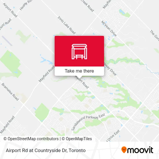 Airport Rd at Countryside Dr map