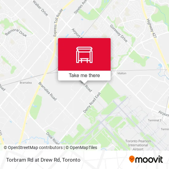 Torbram Rd at Drew Rd map
