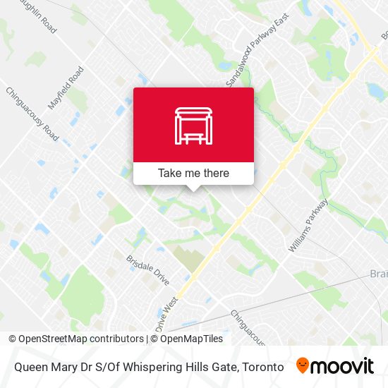 Queen Mary Dr S / Of Whispering Hills Gate map