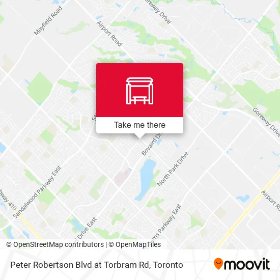 Peter Robertson Blvd at Torbram Rd map