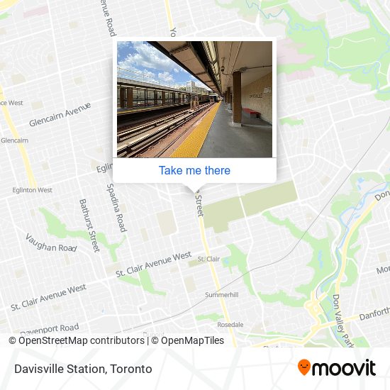 Davisville Station map