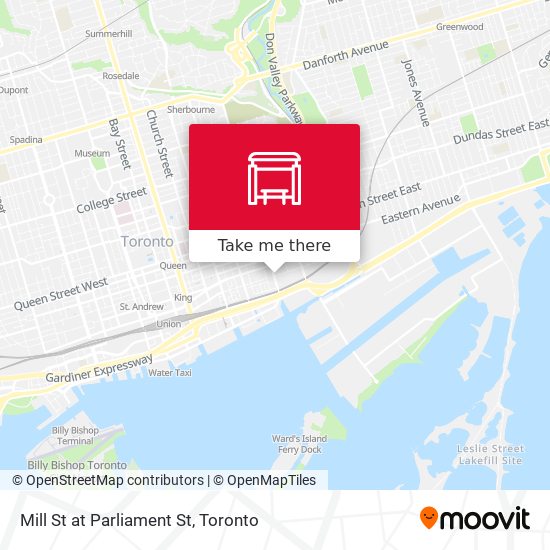 Mill St at Parliament St map