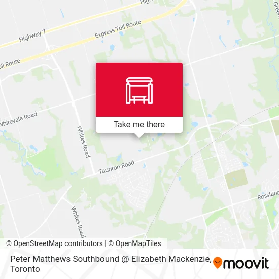 Peter Matthews Southbound @ Elizabeth Mackenzie map