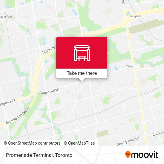 Promenade Terminal map