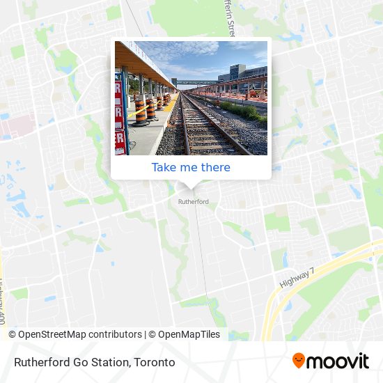 Rutherford Go Station map
