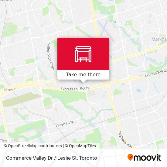 Commerce Valley Dr / Leslie St plan