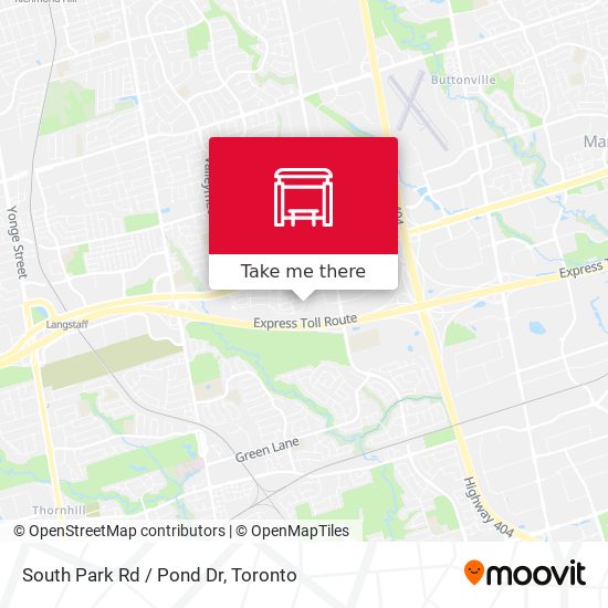South Park Rd / Pond Dr plan